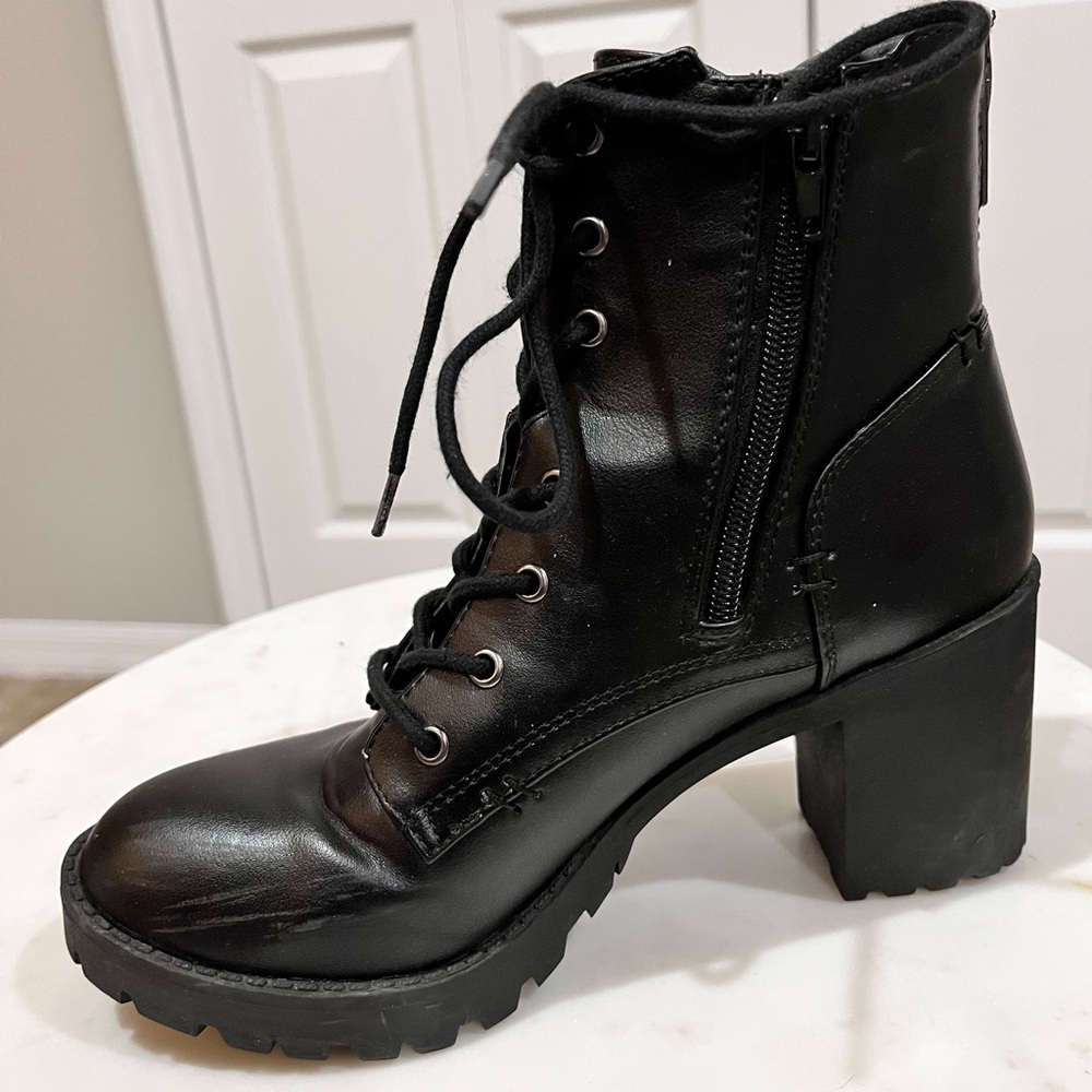 Steve Madden Compton black ankle boots 8 - Picture 6 of 9